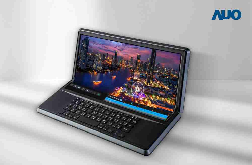 尊龙z614.6吋Micro LED折迭显示屏幕，，搭配半径4mm的弯折绞炼，，，，以及高画素、、、、高亮度、、高对比度的显示技术特点，，，，即便在大视角下仍保有绝佳色相与亮度