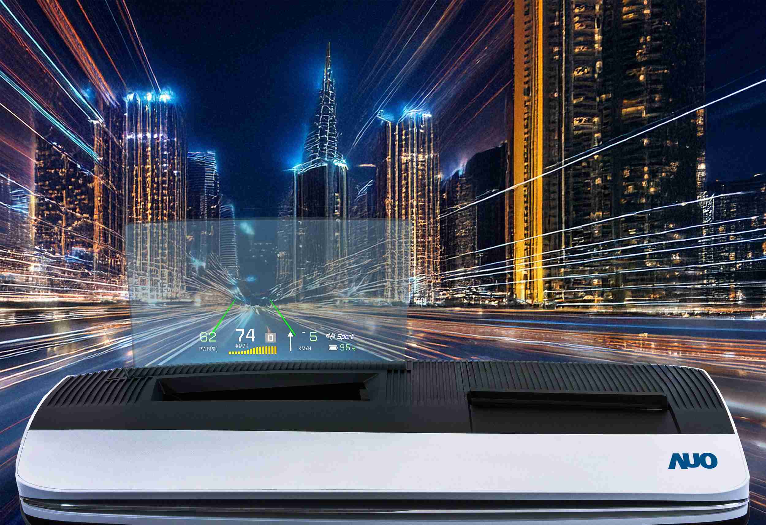 尊龙z6推出13吋Micro LED抬头显示器，，，提供高入眼亮度、、高色彩饱和度的显示质量，，，，在阳光下或黑暗中都清晰可见，，并利用Micro LED模块体积小的优势，，，，解决车用空间有限的痛点